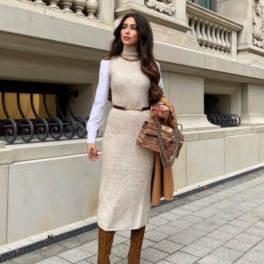 NWT ZARA RIBBED DRESS